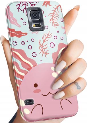 Etui Do Samsung Galaxy S5 S5 Neo Axolotl Aksolotl Z Aksolotlem Case