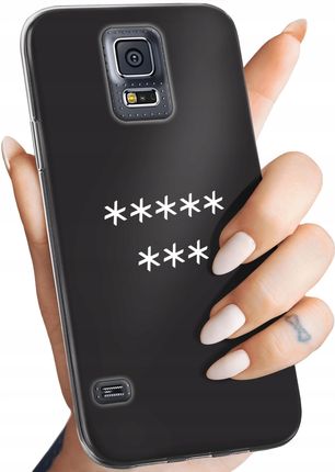 Etui Do Samsung Galaxy S5 S5 Neo Z Napisami Napisy Teksty Obudowa