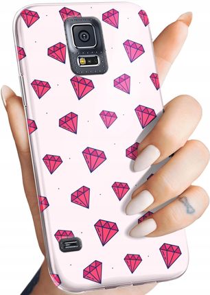 Etui Do Samsung Galaxy S5 S5 Neo Cyrkonie Diamenty Kryształy Case