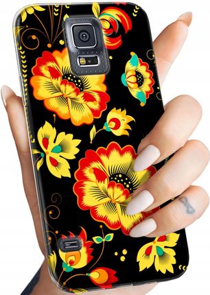 Etui Do Samsung Galaxy S5 S5 Neo Folk Ludowe Folklorystyczne Case