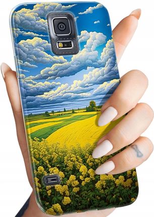 Etui Do Samsung Galaxy S5 S5 Neo Chmury Niebo Błękit Obudowa Case