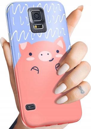 Etui Do Samsung Galaxy S5 S5 Neo Świnka Peppa Bajka Obudowa Case