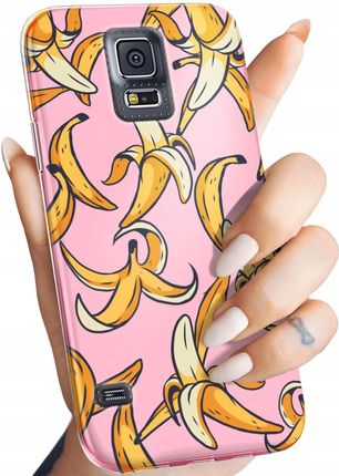 Etui Do Samsung Galaxy S5 S5 Neo Banan Owoc Żółty Obudowa Pokrowiec