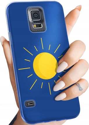 Etui Do Samsung Galaxy S5 S5 Neo Słońce Planety Sun Obudowa Case