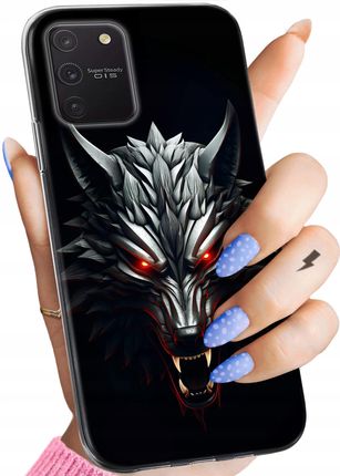 Etui Do Samsung Galaxy S10 Lite Wiedźmin Witcher Biały Wilk Obudowa