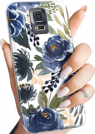 Etui Do Samsung Galaxy S5 S5 Neo Kwiaty Kwieciste Flower Obudowa
