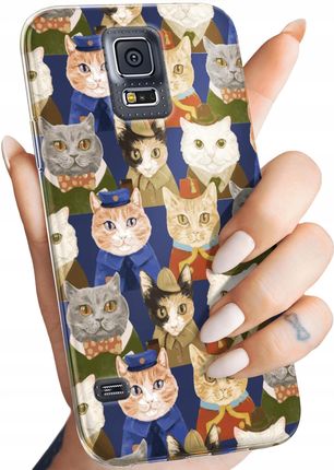 Etui Do Samsung Galaxy S5 S5 Neo Koty Kociaki Kotki Obudowa Case