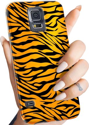 Etui Do Samsung Galaxy S5 S5 Neo Tygrys Tygryesk Tiger Obudowa Case