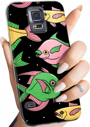 Etui Do Samsung Galaxy S5 S5 Neo Ryby Rybki Fish Obudowa Pokrowiec