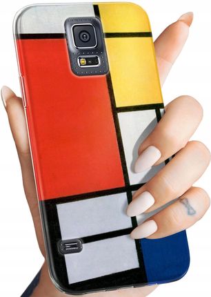 Etui Do Samsung Galaxy S5 S5 Neo Piet Mondrain Abstrakcja Geometria