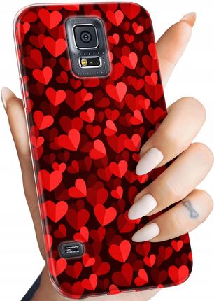 Etui Do Samsung Galaxy S5 S5 Neo Walentynki Miłość Serce Obudowa