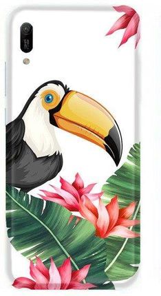 Casegadget Case Overprint Toucan And Leaves Huawei Y6 2019