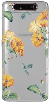 Casegadget Case Overprint Field Flowers Samsung Galaxy A80 A90