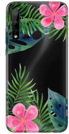 Casegadget Case Overprint Leaves And Flowers Huawei P20 Lite 2019