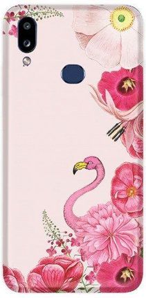 Casegadget Case Overprint Pink Flamingo Samsung Galaxy A10S
