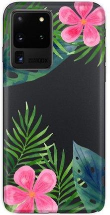 Casegadget Case Overprint Leaves And Flowers Samsung Galaxy S20 Ultra