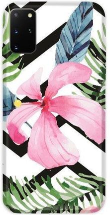 Casegadget Case Overprint Pink Flower And Leaves Samsung Galaxy S20 Plus