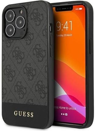Guess Guhcp13Lg4Ggrgr Iphone 13 Pro 6 1 "Gray Gray Hardcase 4G Stripe Collection