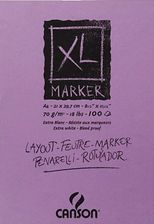 Blok do markerów, XL Marker A4, 70g/m2, 100 arkuszy, biały