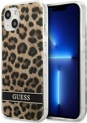 Guess Leopard Electro Stripe Etui Iphone 13 Mini