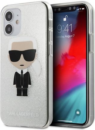 Karl Lagerfeld Iconik Glitter Etui Iphone 12 Mini