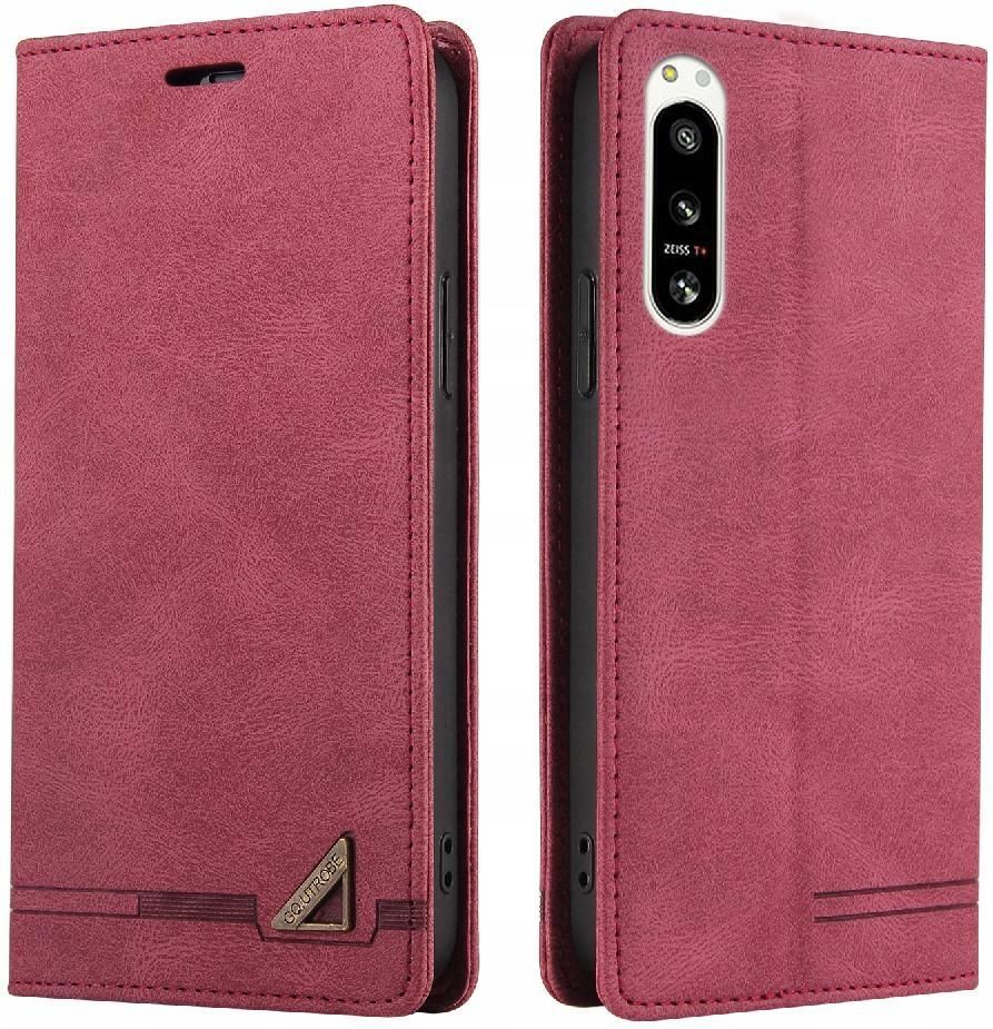 BAILI Cover per Sony Xperia5 II, Cerniera Tasca per Sony Xperia5 II Case, [Supporto Stand] con Magnetica, Case Caso per Sony Xperia5 ii-04
