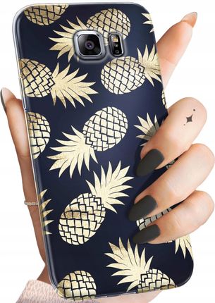 Etui Do Samsung Galaxy S6 Edge Ananas Owoce Egzotyczne Obudowa Case
