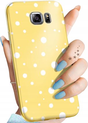 Etui Do Samsung Galaxy S6 Edge Kropki Grochy Bokeh Dots Obudowa Case
