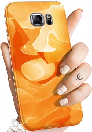 Etui Do Samsung Galaxy S6 Edge Pomarańczowe Pomarańcze Orange Case
