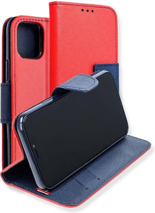 Nemo Etui Xiaomi Redmi Note 12 4G Fancy Case Portfel Z Klapką Czerwono Granatowe