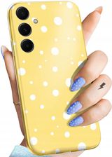 Etui Do Samsung Galaxy A55 5G Kropki Grochy Bokeh Dots Obudowa Case