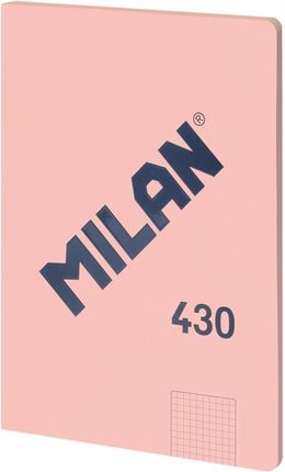 Milan Zeszyt Notes Klejony A4 W Kratkę 48 Kartek Seria 1918 Różowy
