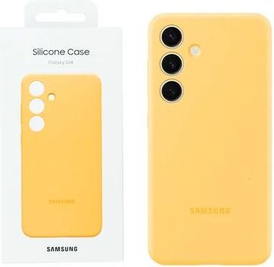 Samsung Galaxy S24 Silikonowe Etui Żółte