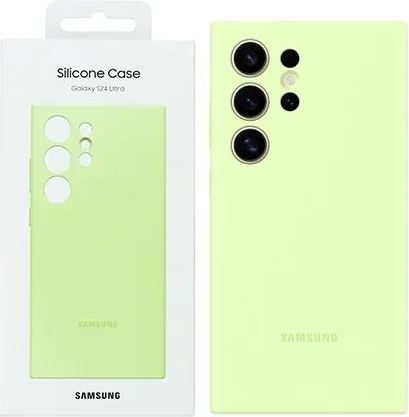 Samsung Galaxy S24 Ultra Silikonowe Etui Limonkowe