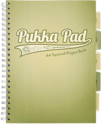 Kołozeszyt Pukka Pad A4 Project Book Olive Green Oliwkowy