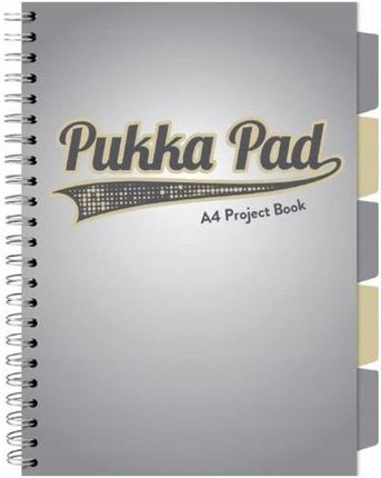 Kołozeszyt Pukka Pad A4 Project Book Design Szary