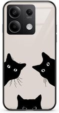 Etui Szklane Xiaomi Redmi Note 13 Pro 5G Czarne Koty