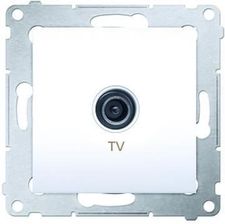 Zdjęcie Kontakt-Simon 54 Premium Gniazdo Antenowe TV Pojedyncze Białę DAK1.01/11 - Niemcza