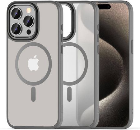 Etui Apple Iphone 15 Pro Max Tech Protect Magmat "2" Magsafe Matte Titanium