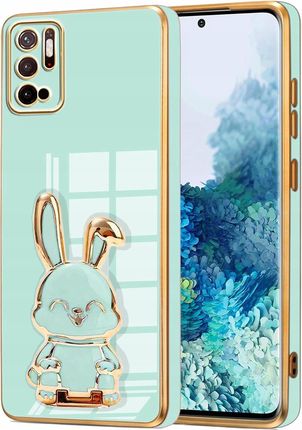 Itel Etui Glamour Do Xiaomi Redmi Note 10 5G Królik Uchwyt Silikon Case Szkło