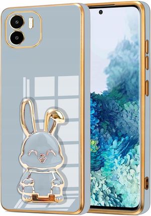 Itel Etui Glamour Do Xiaomi Redmi A1 A2 Królik Uchwyt Silikon Case 6D Szkło