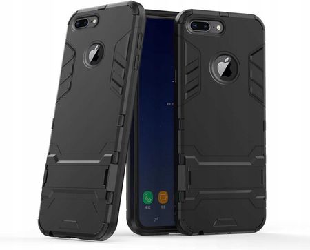 Etui Do Iphone 7 Plus 8 Plus Pancerne Podstawka Combo Black Case