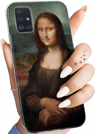 Etui Do Samsung Galaxy A51 5G Leonardo Da Vinci Mona Łasiczka Obudowa