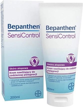 Bepanthen SensiControl krem nawilżający do skóry atopowej, 200 ml 