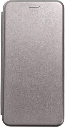 Forcell Kabura Book Elegance Do Samsung A22 4G Stalowy
