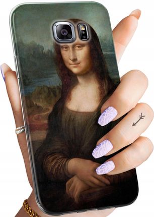 Etui Do Samsung Galaxy S6 Edge Leonardo Da Vinci Mona Łasiczka Case