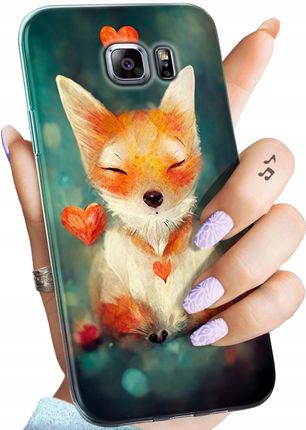 Etui Do Samsung Galaxy S6 Edge Liski Lisy Fox Obudowa Pokrowiec Case