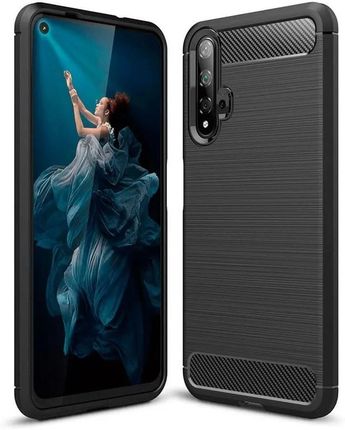 Forcell Futerał Carbon Do Huawei Honor 20 Nova 5T Czarny