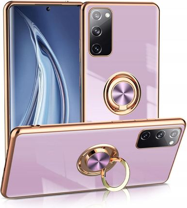 Etui Plating Ring Do Samsung Galaxy S20 Fe Szkło