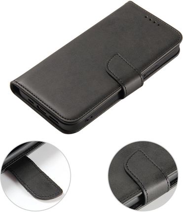 Magnet Case Etui Do Realme Gt Neo 5 Realme Gt3 Pokrowiec Z Klapką Portfel Podstawka Czarne - zdjęcie 2